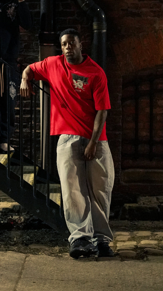 REIGN TEE - CRIMSON